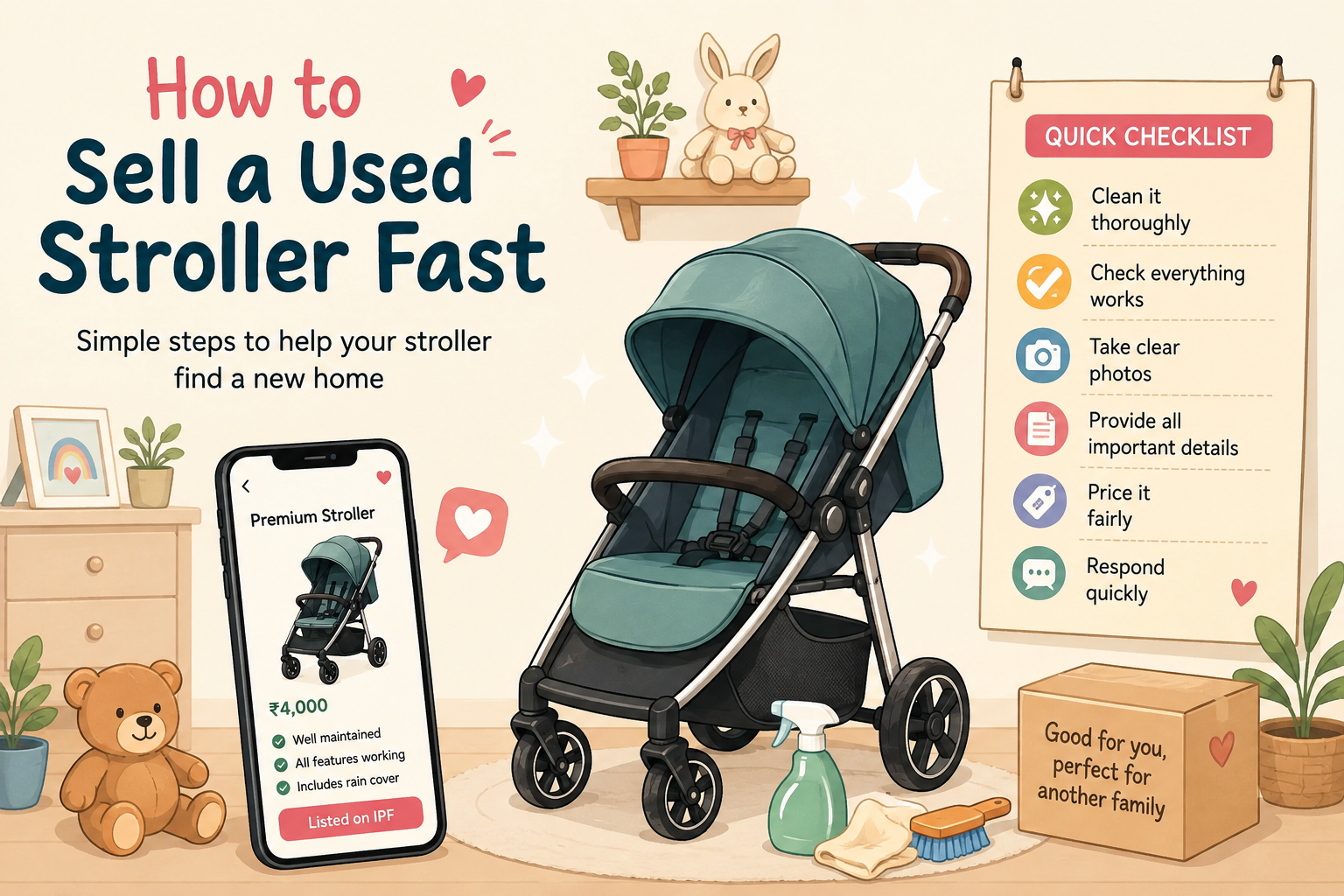 selling used stroller