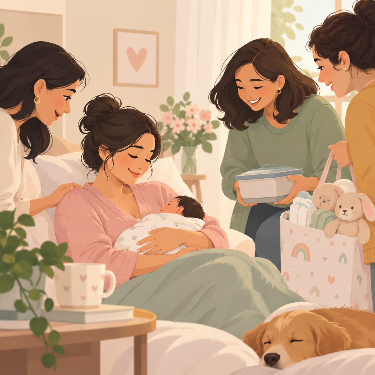 Visiting a Newborn? Here's How to Be a Thoughtful
